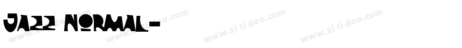 Jazz Normal字体转换